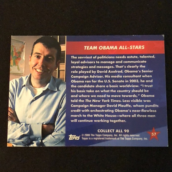 DVD with TOPPS COLLECTION OF OBAMA MOMENTS on 7 CARDS in original plastic - Picture 4 of 16